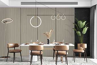青岛轻奢风格-餐厅