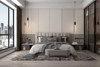 青岛现代风格-卧室
