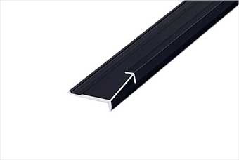 青岛航空纤维墙咔铝合金阳角线（哑黑氧化）