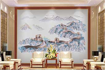 青岛森佰汇航空纤维墙咔（唯我中华）