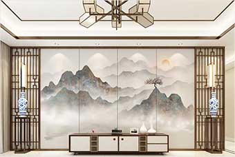 青岛森佰汇航空纤维（山水画系列）